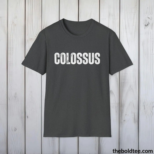 COLOSSUS Tee - Bold Urbnan Cotton T-Shirt - 9 Epic Colors Available