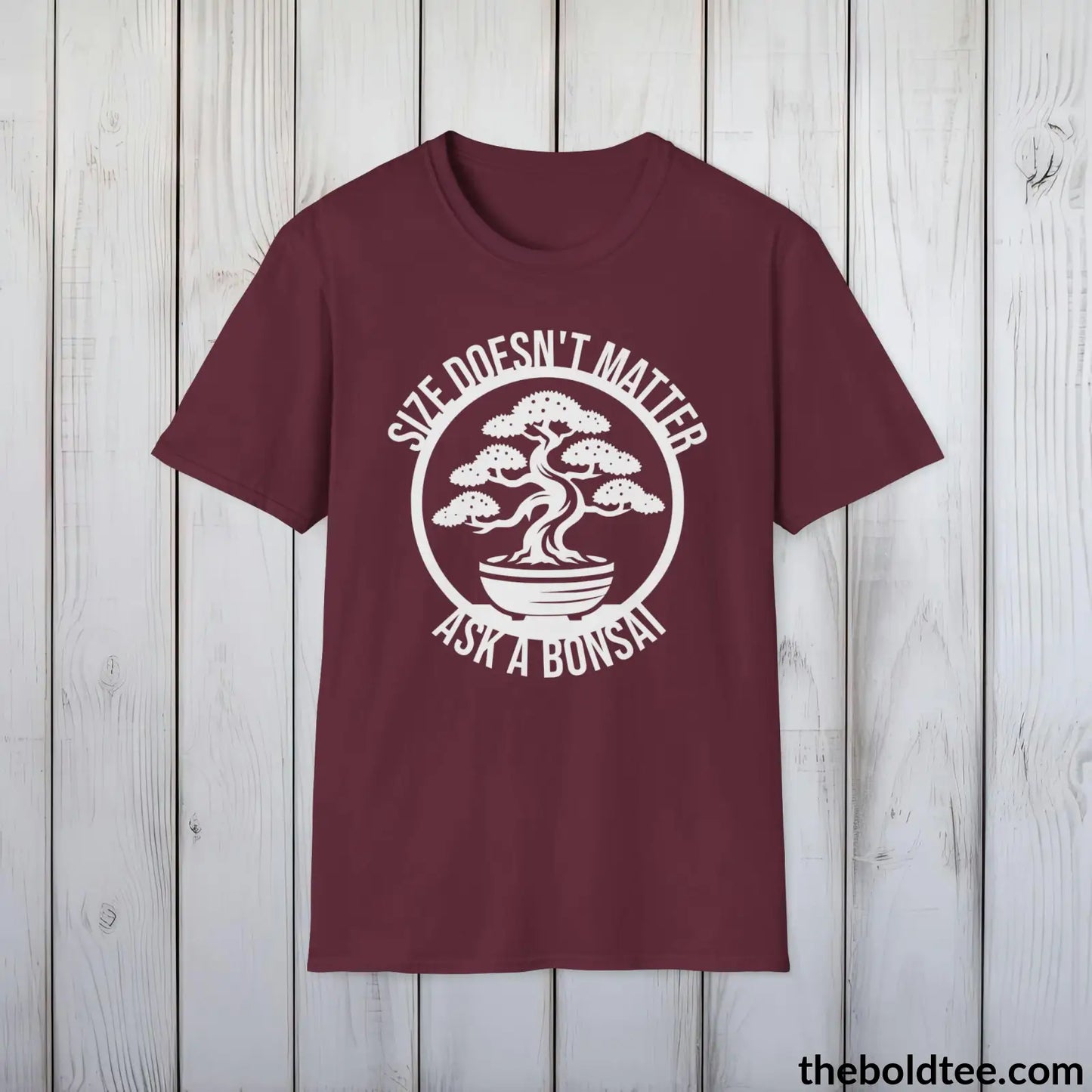 Bonsai Tree Enthusiast T-Shirt - Zen Bonsai Gardener Tee - Bonsai Hobbyist Essential Tee Gift - Cotton Comfort in 9 Colors