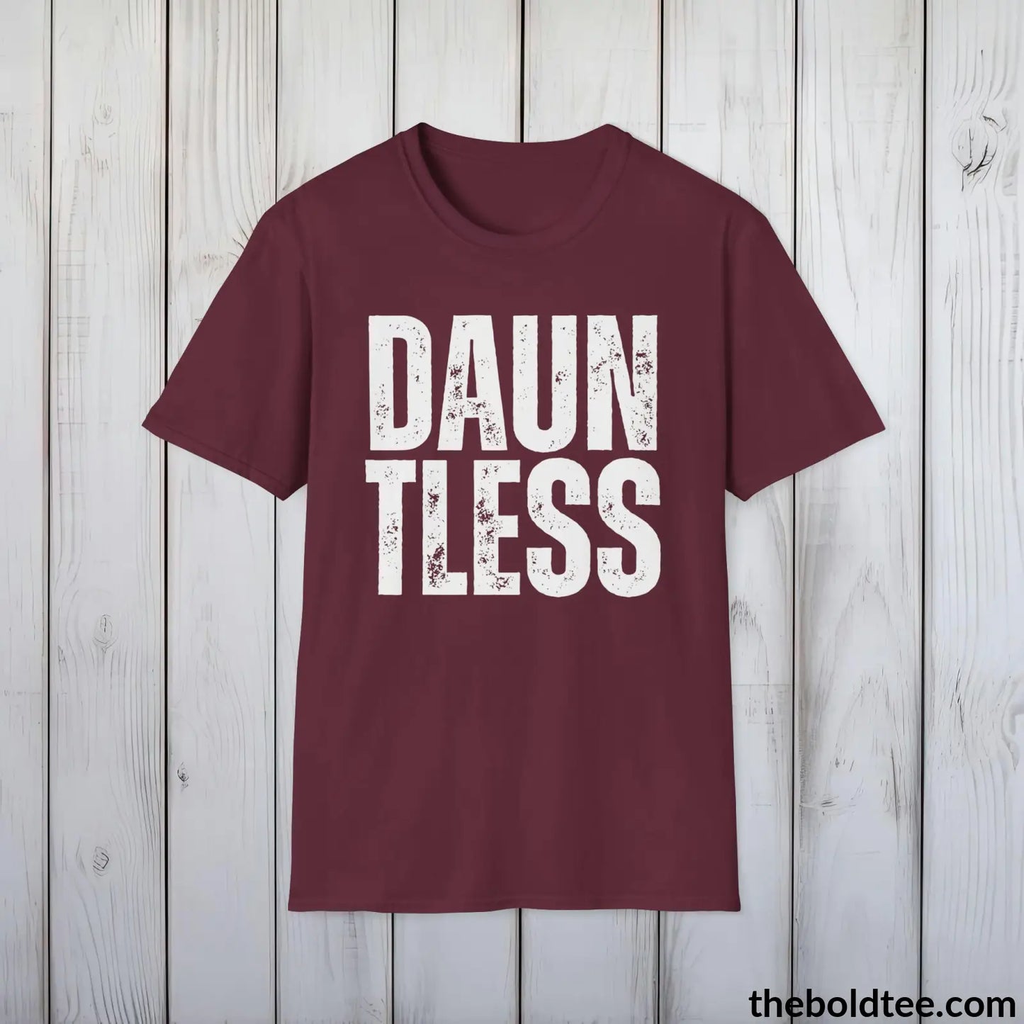 DAUNTLESS Tee - Casual, Sustainable & Soft Cotton Crewneck Unisex T-Shirt - 9 Bold Colors