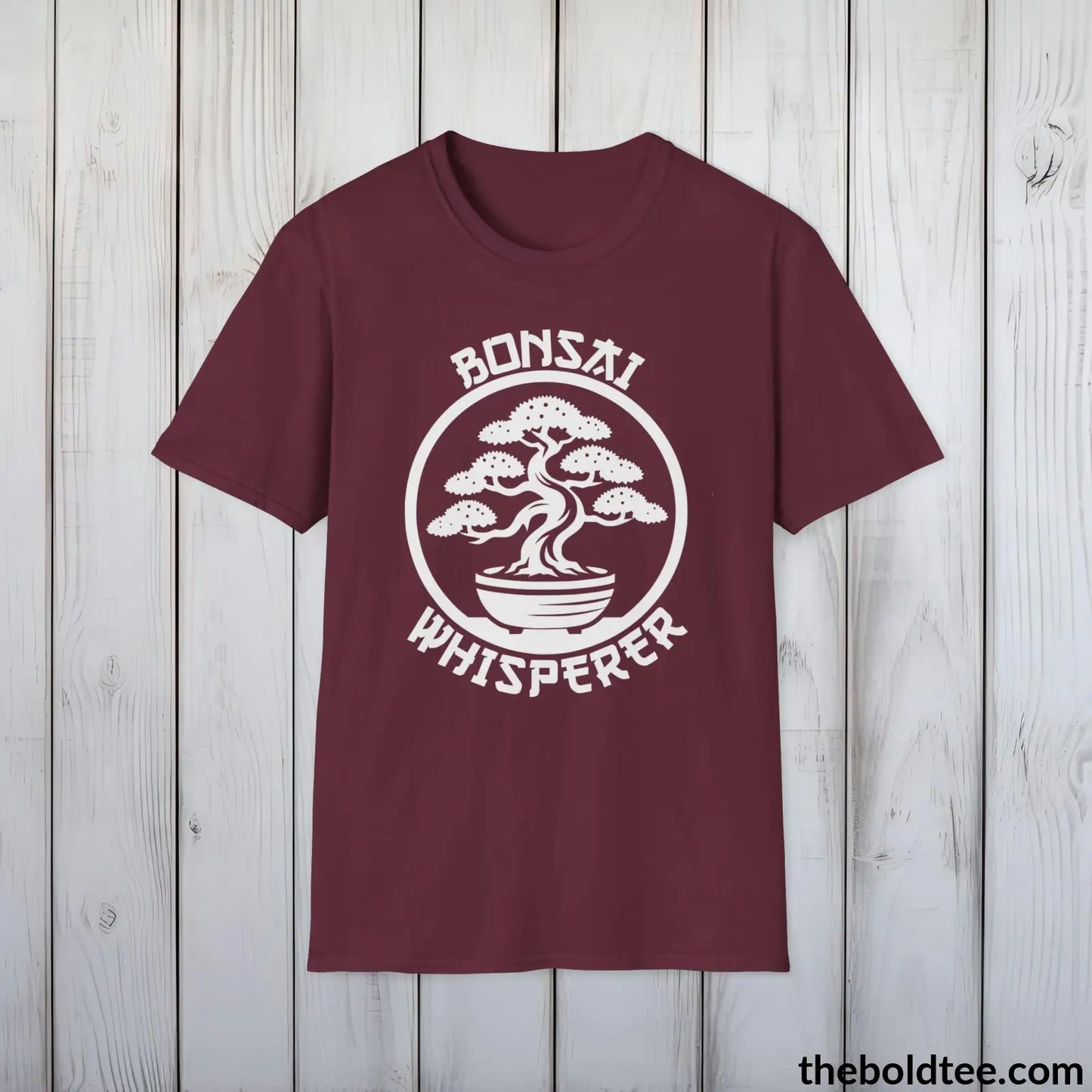 Bonsai Tree Enthusiast T-Shirt - Zen Bonsai Gardener Tee - Bonsai Hobbyist Essential Tee Gift - Cotton Comfort in 9 Colors