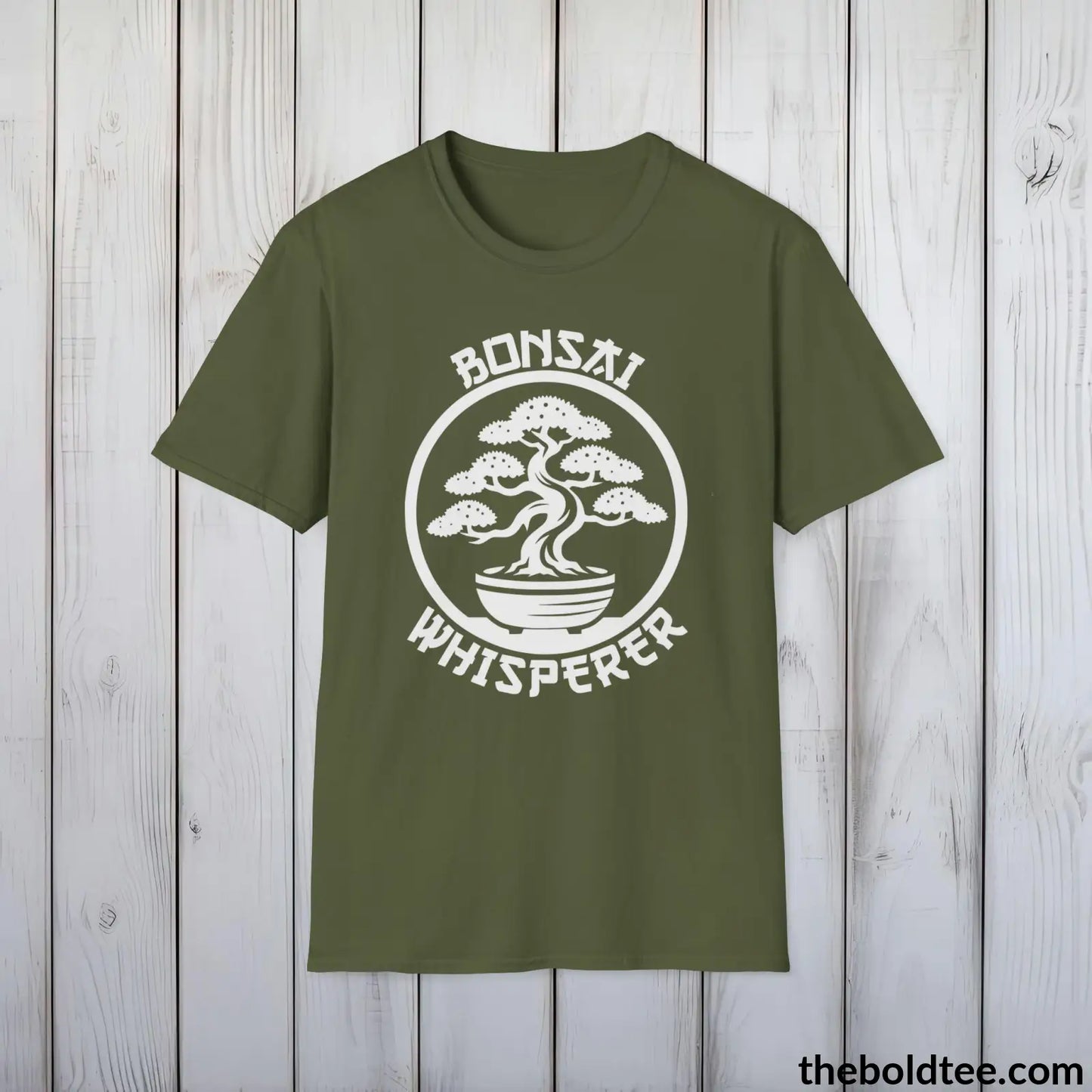 Bonsai Tree Enthusiast T-Shirt - Zen Bonsai Gardener Tee - Bonsai Hobbyist Essential Tee Gift - Cotton Comfort in 9 Colors