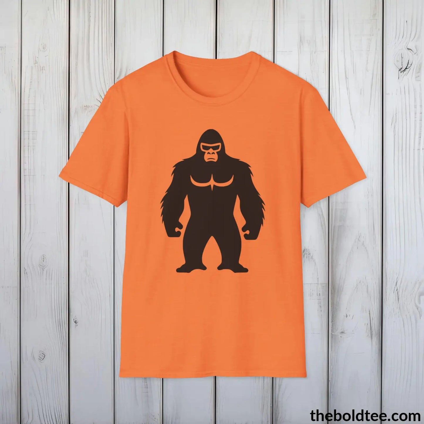 Badass Gorilla Tee - Bold Urban Cotton T-Shirt - 9 Bright Colors Available