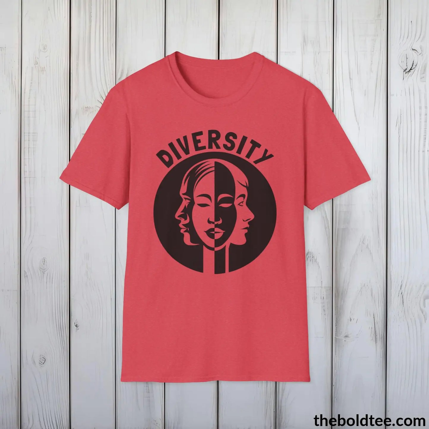 Diversity Awareness Tee - Sustainable & Soft Cotton Crewneck Unisex T-Shirt - 8 Trendy Colors