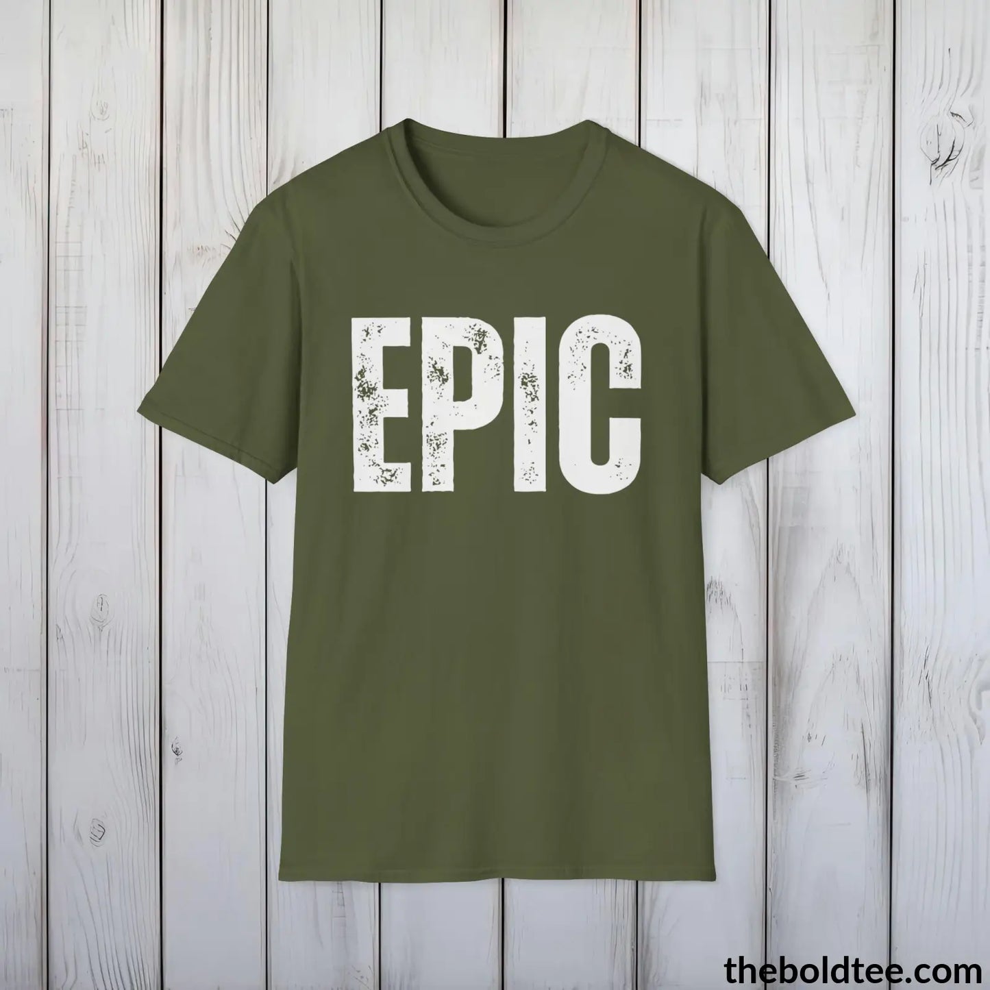 EPIC Tee - Bold Urbnan Cotton T-Shirt - 9 Epic Colors Available