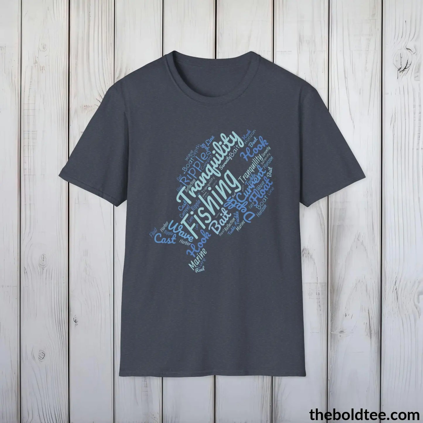 Charming Fishing T-Shirt - Fishing Gift For Fishermen - Fishing Graphic Tee - Sport Fishing T-Shirt - 9 Trendy Colors