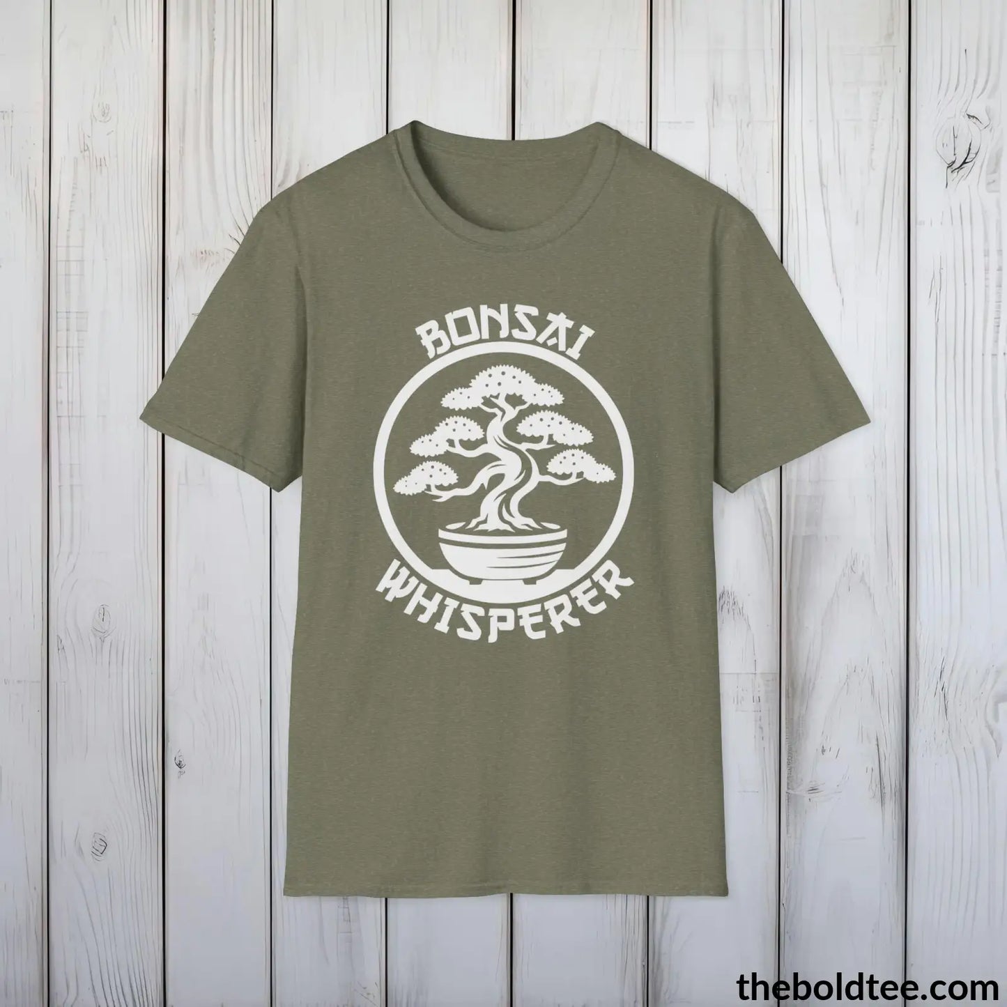 Bonsai Tree Enthusiast T-Shirt - Zen Bonsai Gardener Tee - Bonsai Hobbyist Essential Tee Gift - Cotton Comfort in 9 Colors