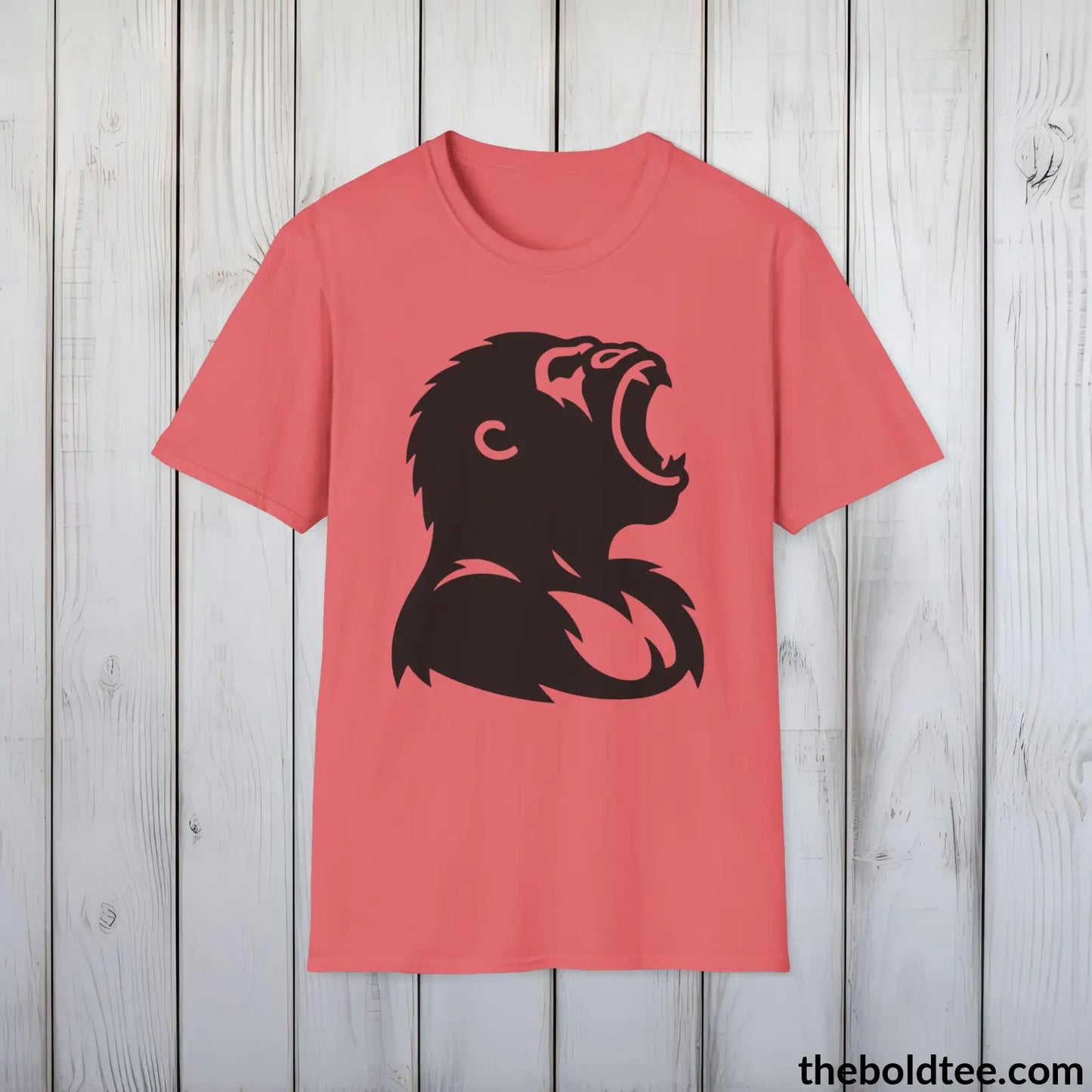 Badass Gorilla Tee - Bold Urban Cotton T-Shirt - 9 Bright Colors Available