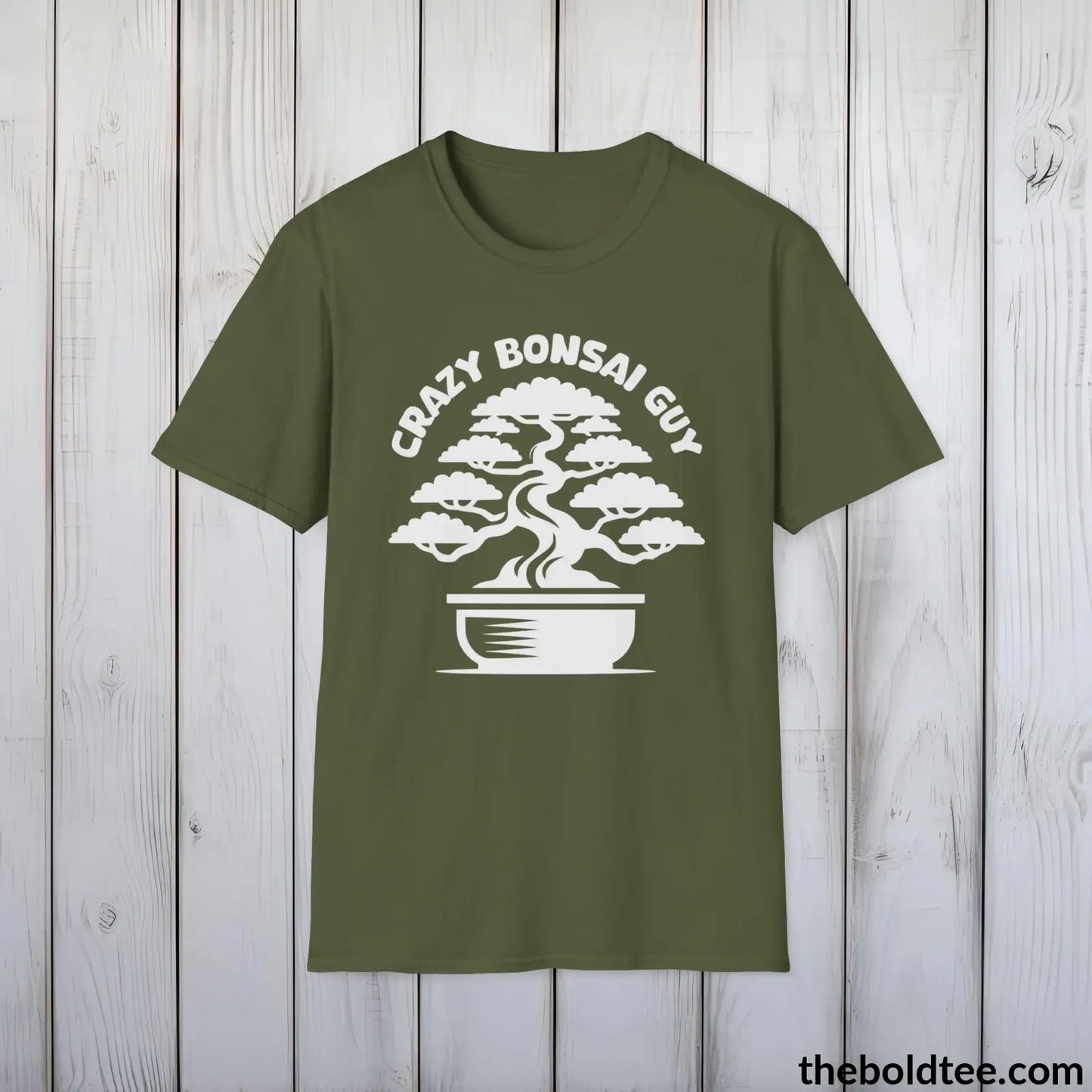 Bonsai Tree Enthusiast T-Shirt - Zen Bonsai Gardener Tee - Bonsai Hobbyist Essential Tee Gift - Cotton Comfort in 9 Colors