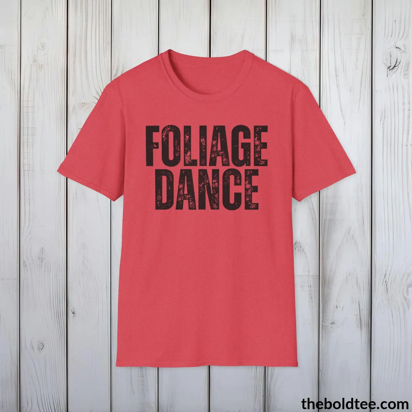 FOLIAGE DANCE Gardening Tee - Soft & Strong Cotton Crewneck Unisex T-Shirt - 8 Trendy Colors