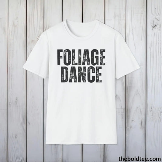 FOLIAGE DANCE Gardening Tee - Soft & Strong Cotton Crewneck Unisex T-Shirt - 8 Trendy Colors