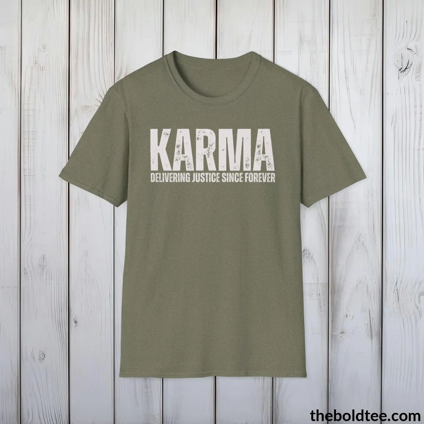 Epic Karma T-Shirt - Sarcastic Karma Humor Shirt - Cheeky Karma Message -  Sassy Karma Tee Gift for Friends and Family - 9 Colors