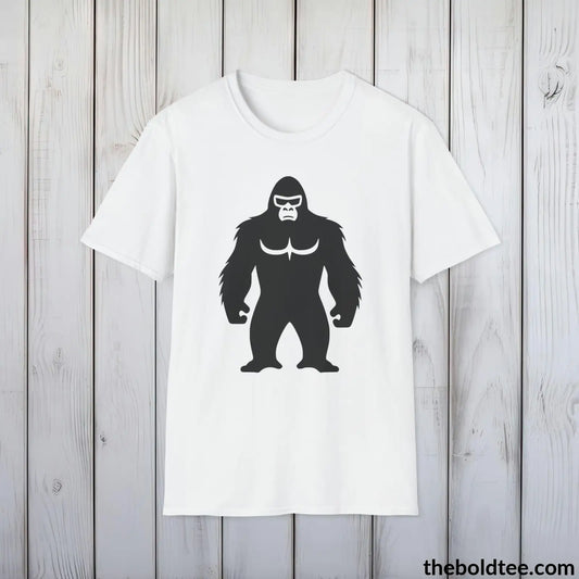 Badass Gorilla Tee - Bold Urban Cotton T-Shirt - 9 Bright Colors Available