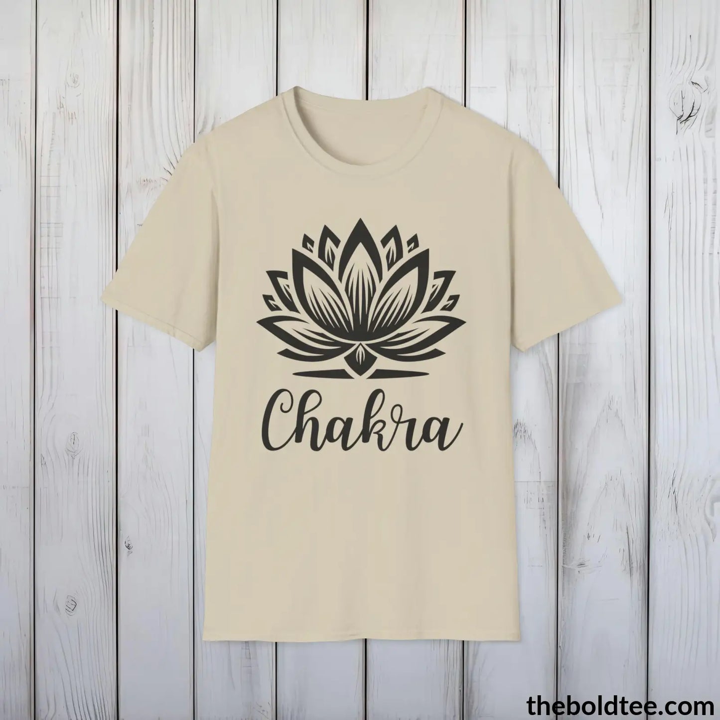 Chakra Yoga Tee - Sustainable & Soft Cotton Crewneck Unisex T-Shirt - 9 Bold Colors