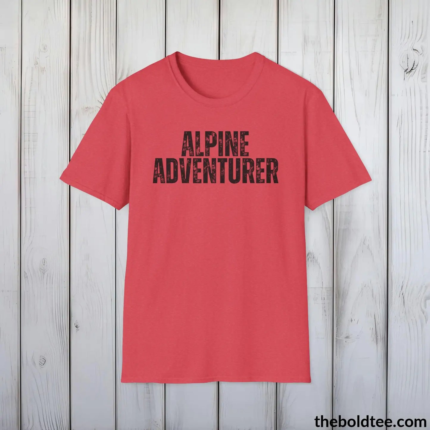 ALPINE ADVENTURER Hiking Tee - Sustainable & Soft Cotton Crewneck Unisex T-Shirt - 8 Trendy Colors