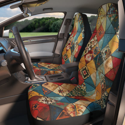 Patchwork Car Seat Covers (2 pcs.)