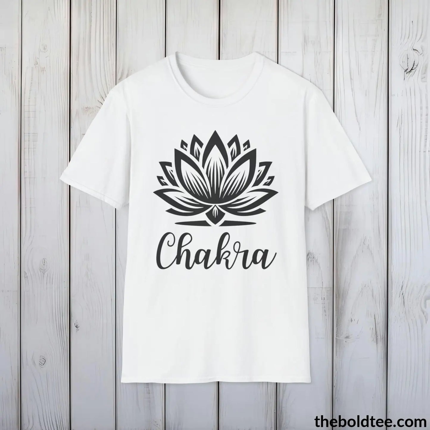 Chakra Yoga Tee - Sustainable & Soft Cotton Crewneck Unisex T-Shirt - 9 Bold Colors