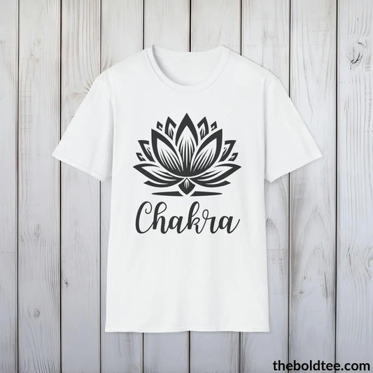 Chakra Yoga Tee - Sustainable & Soft Cotton Crewneck Unisex T-Shirt - 9 Bold Colors