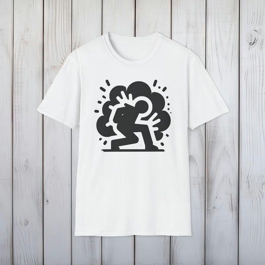 Cool 90s Grafitti Tee - Premium Soft Cotton Crewneck Unisex T-Shirt - 8 Trendy Colors