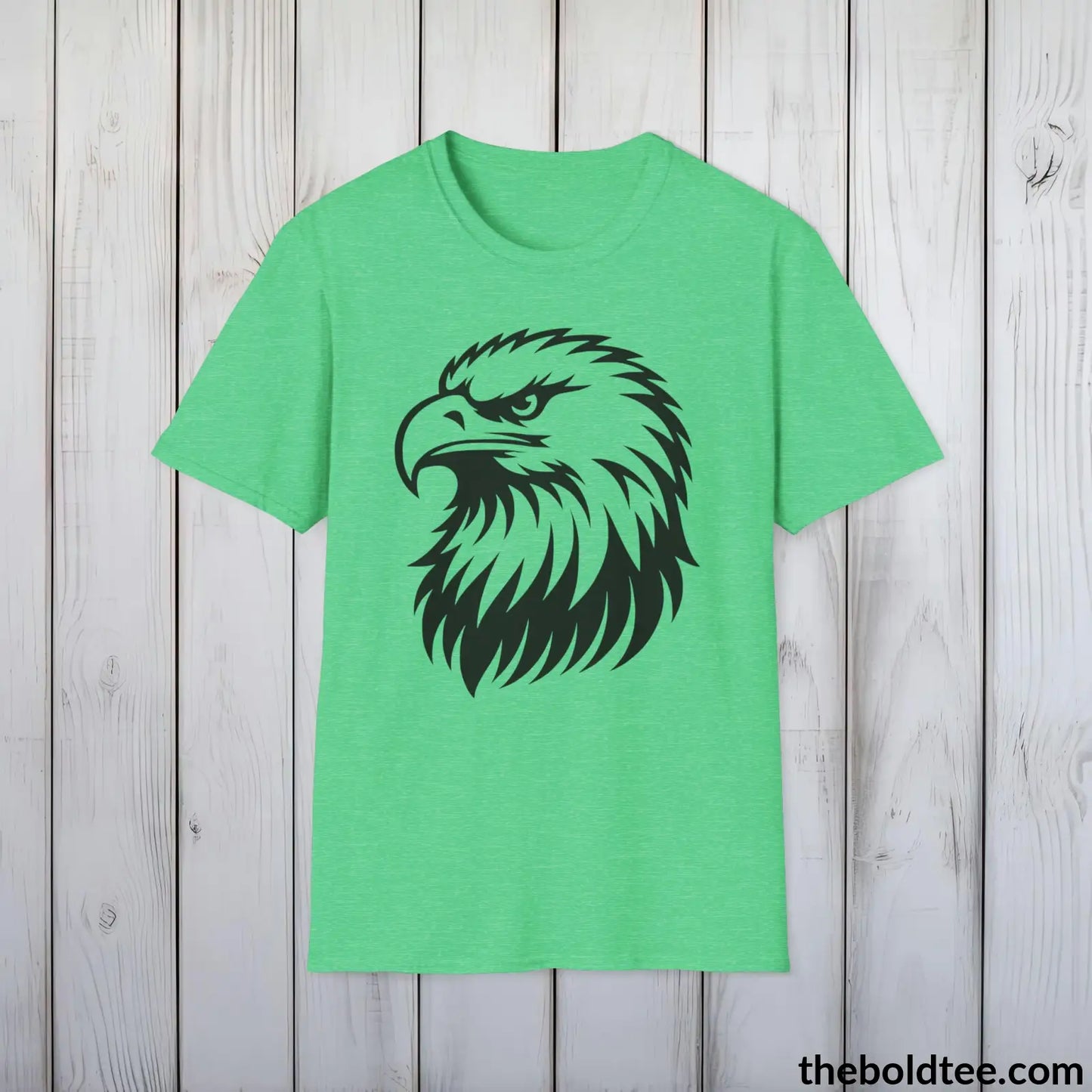 Eagle Tee - Casual, Sustainable & Soft Cotton Crewneck Unisex T-Shirt - 9 Bold Colors