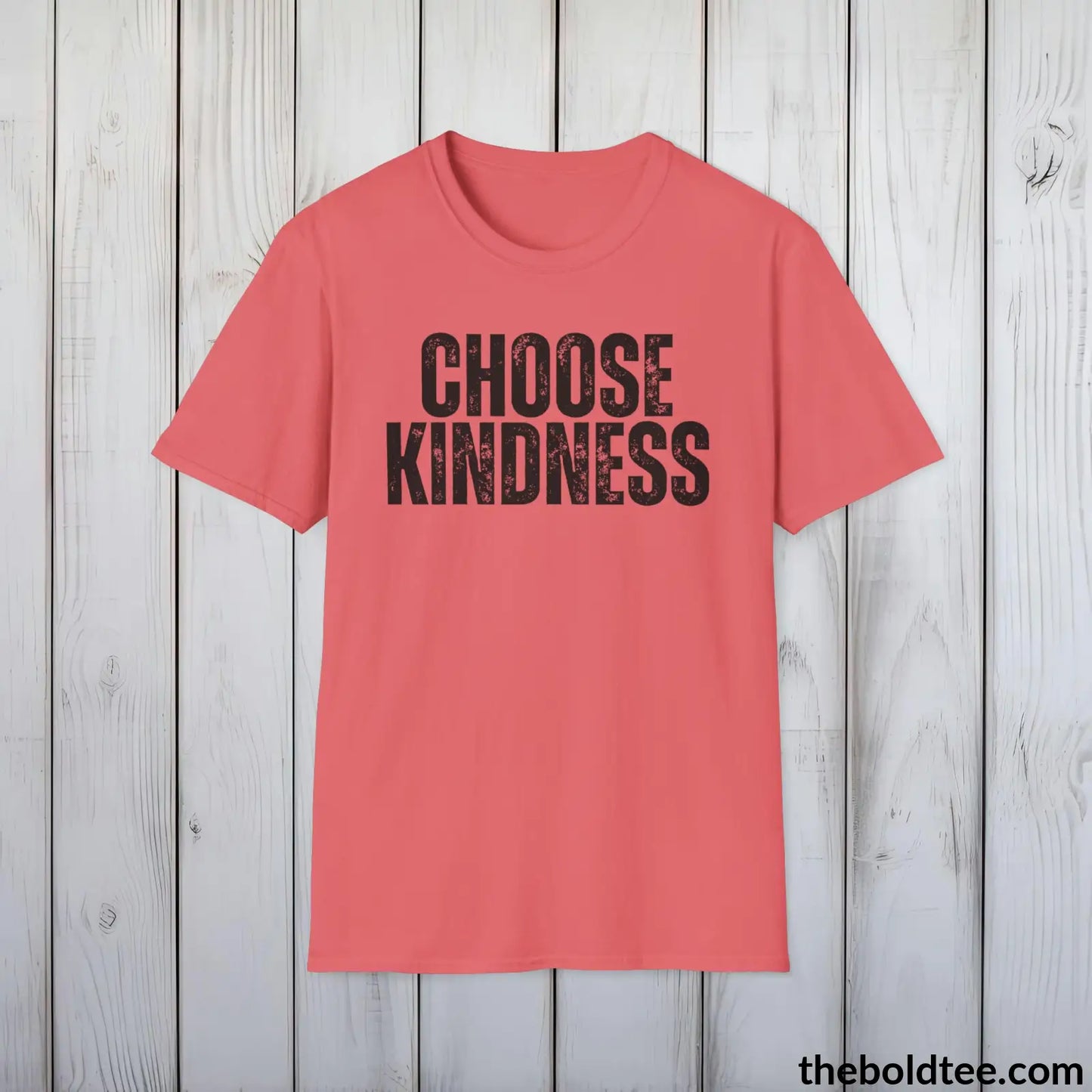 CHOOSE KINDNESS Mental Health Awareness Tee - Soft Cotton Crewneck Unisex T-Shirt - 8 Trendy Colors