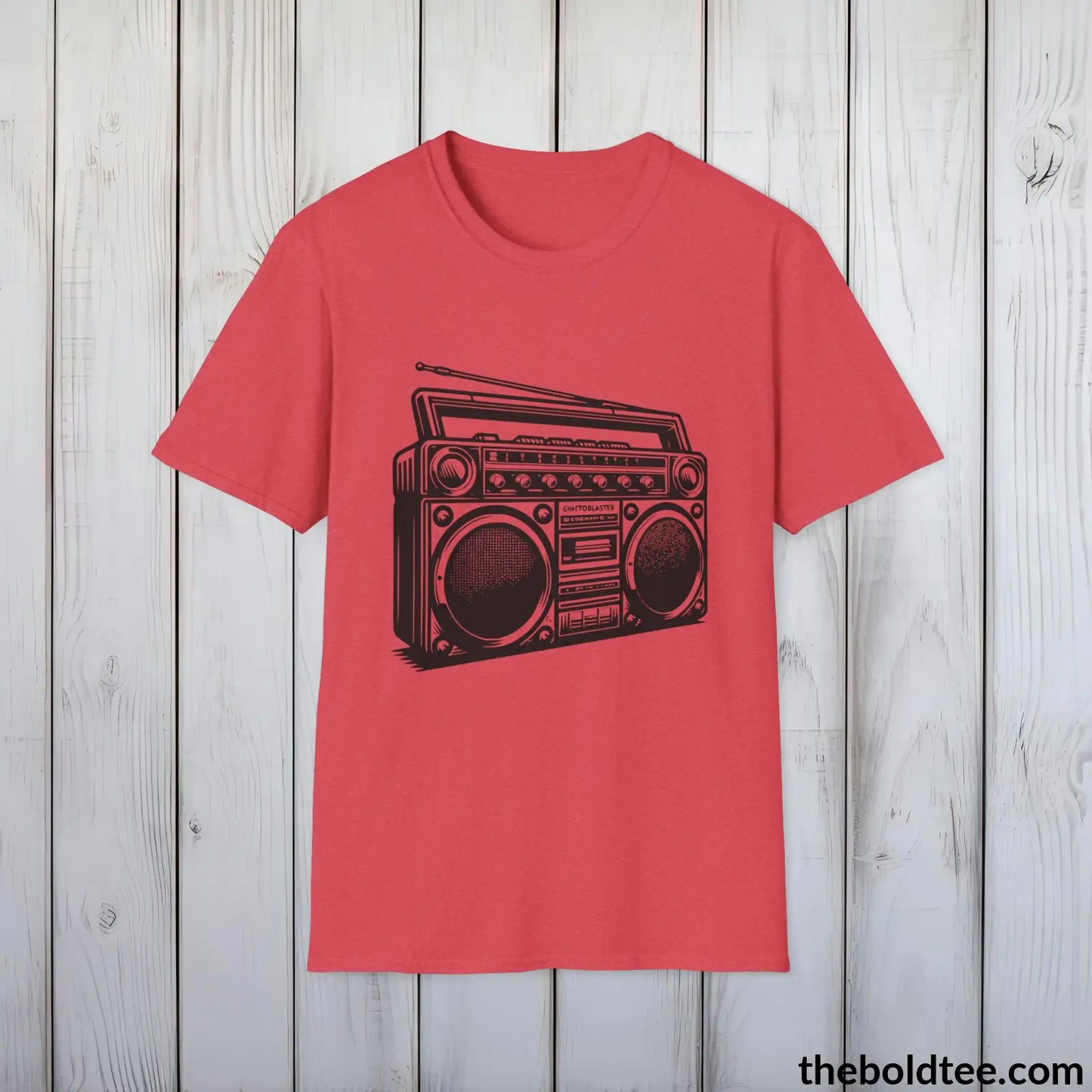 Cool 80s Hip Hop Swagger Tee - Premium Soft Cotton Crewneck Unisex T-Shirt - 8 Trendy Colors