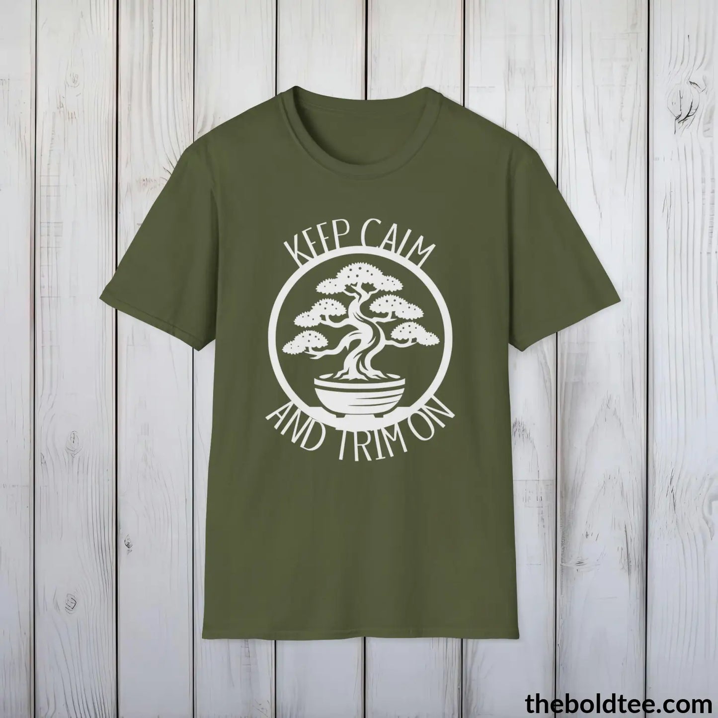 Bonsai Tree Enthusiast T-Shirt - Zen Bonsai Gardener Tee - Bonsai Hobbyist Essential Tee Gift - Cotton Comfort in 9 Colors