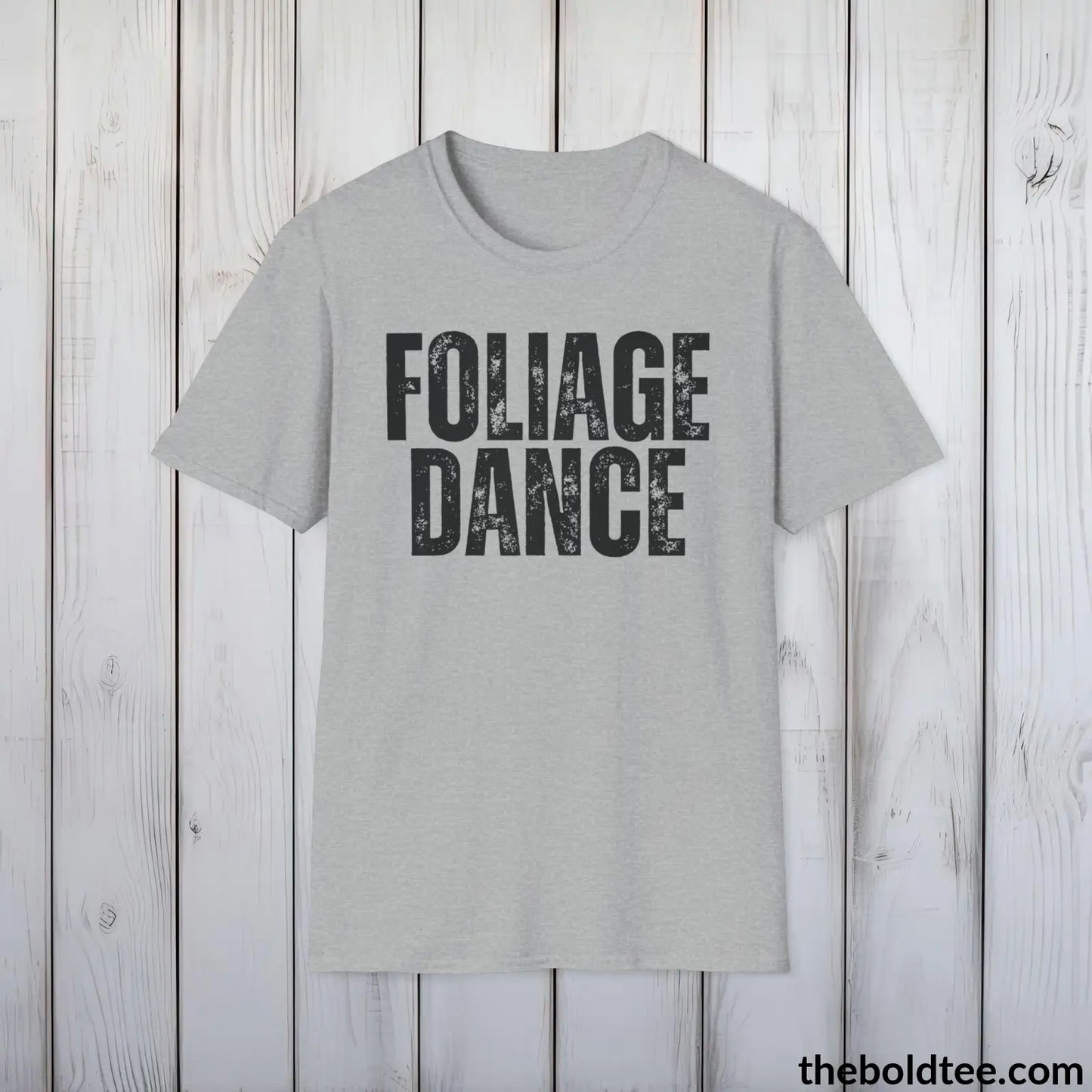 FOLIAGE DANCE Gardening Tee - Soft & Strong Cotton Crewneck Unisex T-Shirt - 8 Trendy Colors