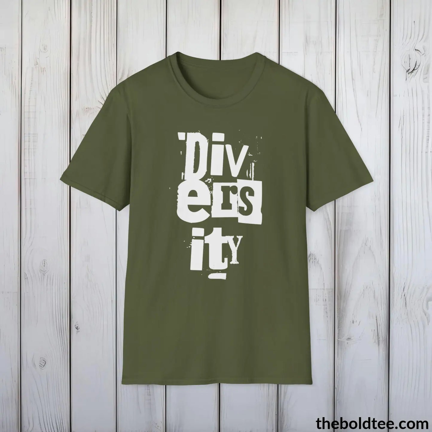 Diversity Awareness Tee - Sustainable & Soft Cotton Crewneck Unisex T-Shirt - 9 Bold Colors