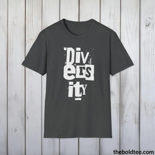 Diversity Awareness Tee - Sustainable & Soft Cotton Crewneck Unisex T-Shirt - 9 Bold Colors