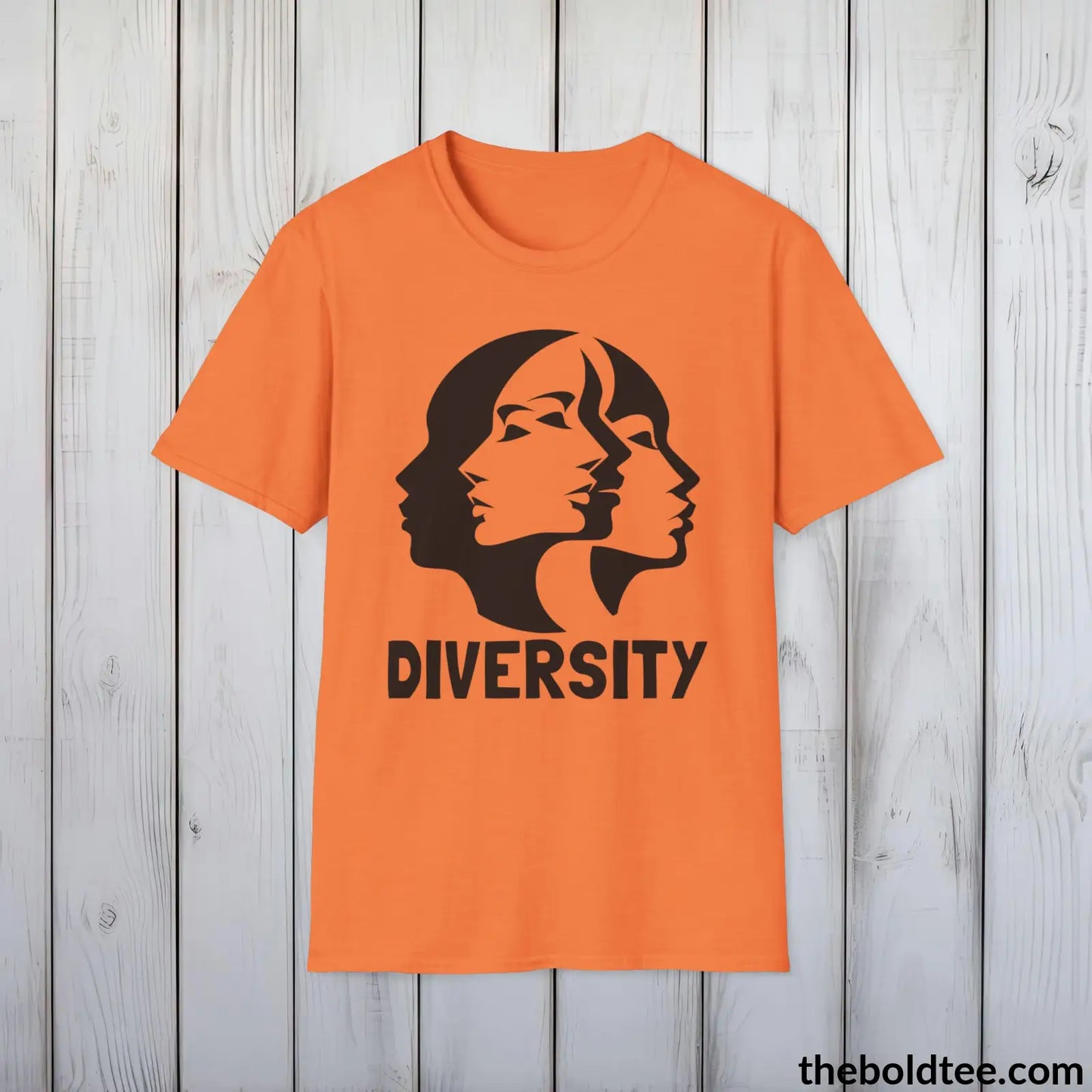 Diversity Awareness Tee - Sustainable & Soft Cotton Crewneck Unisex T-Shirt - 8 Trendy Colors