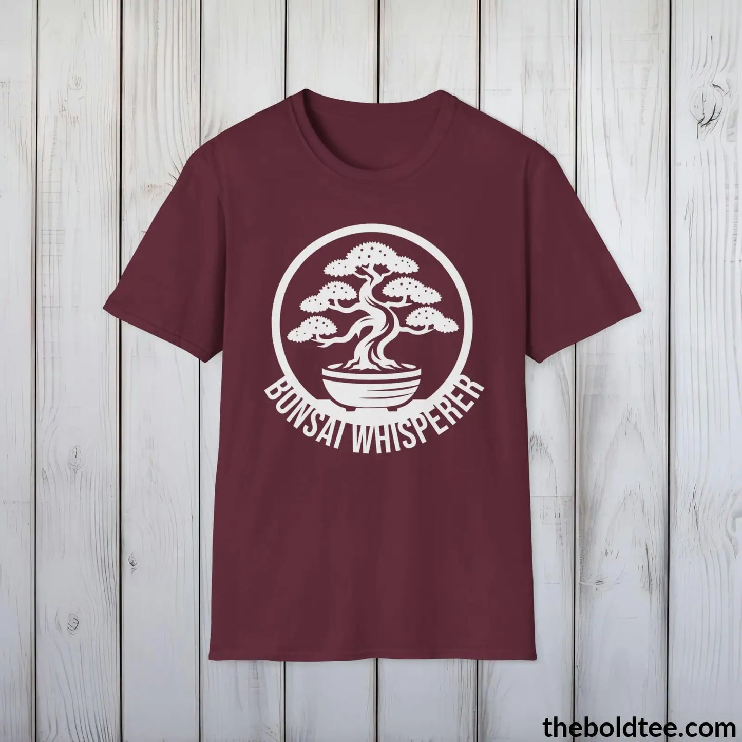 Bonsai Tree Enthusiast T-Shirt - Zen Bonsai Gardener Tee - Bonsai Hobbyist Essential Tee Gift - Cotton Comfort in 9 Colors