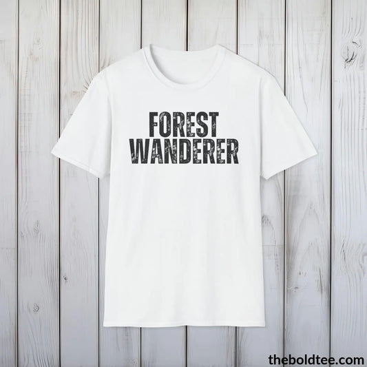 FOREST WANDERER Hiking Tee - Sustainable & Soft Cotton Crewneck Unisex T-Shirt - 8 Trendy Colors