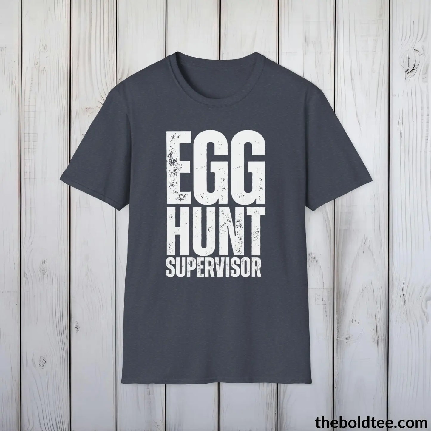 Egg Hunt Supervisor Easter T-Shirt - Funny Springtime Easter T-Shirt  - Easter Outfit Gift - Easter Day Shirt Gift - Comfort in 9 Colors