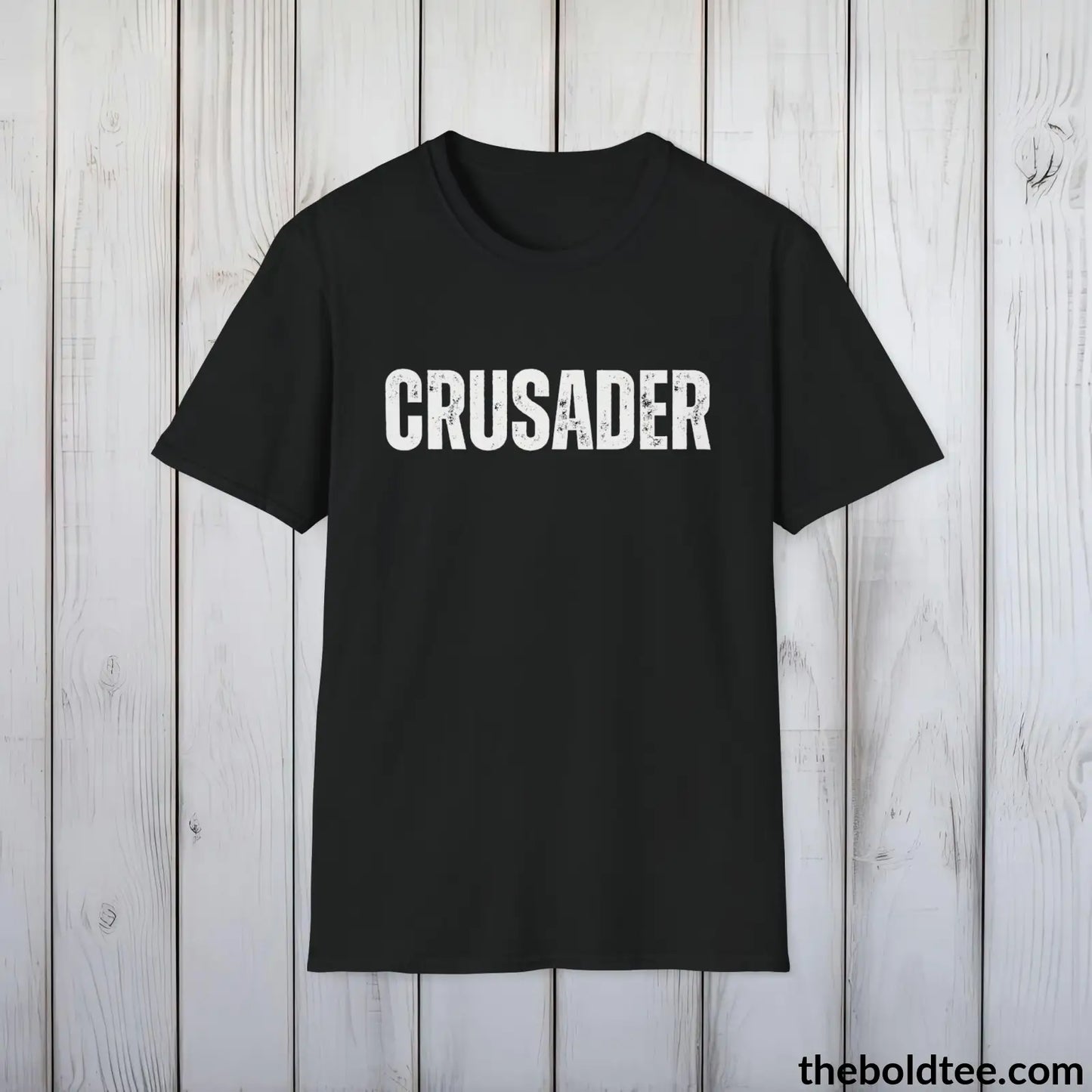 CRUSADER Tee - Bold Urbnan Cotton T-Shirt - 9 Epic Colors Available