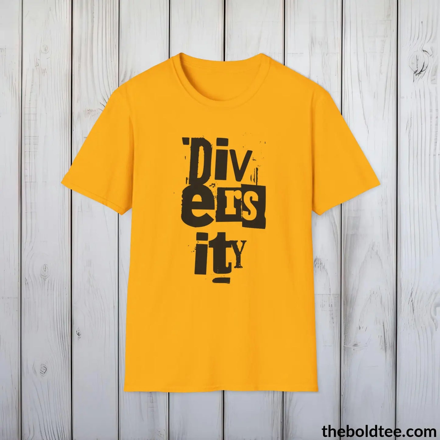 Diversity Awareness Tee - Sustainable & Soft Cotton Crewneck Unisex T-Shirt - 8 Trendy Colors