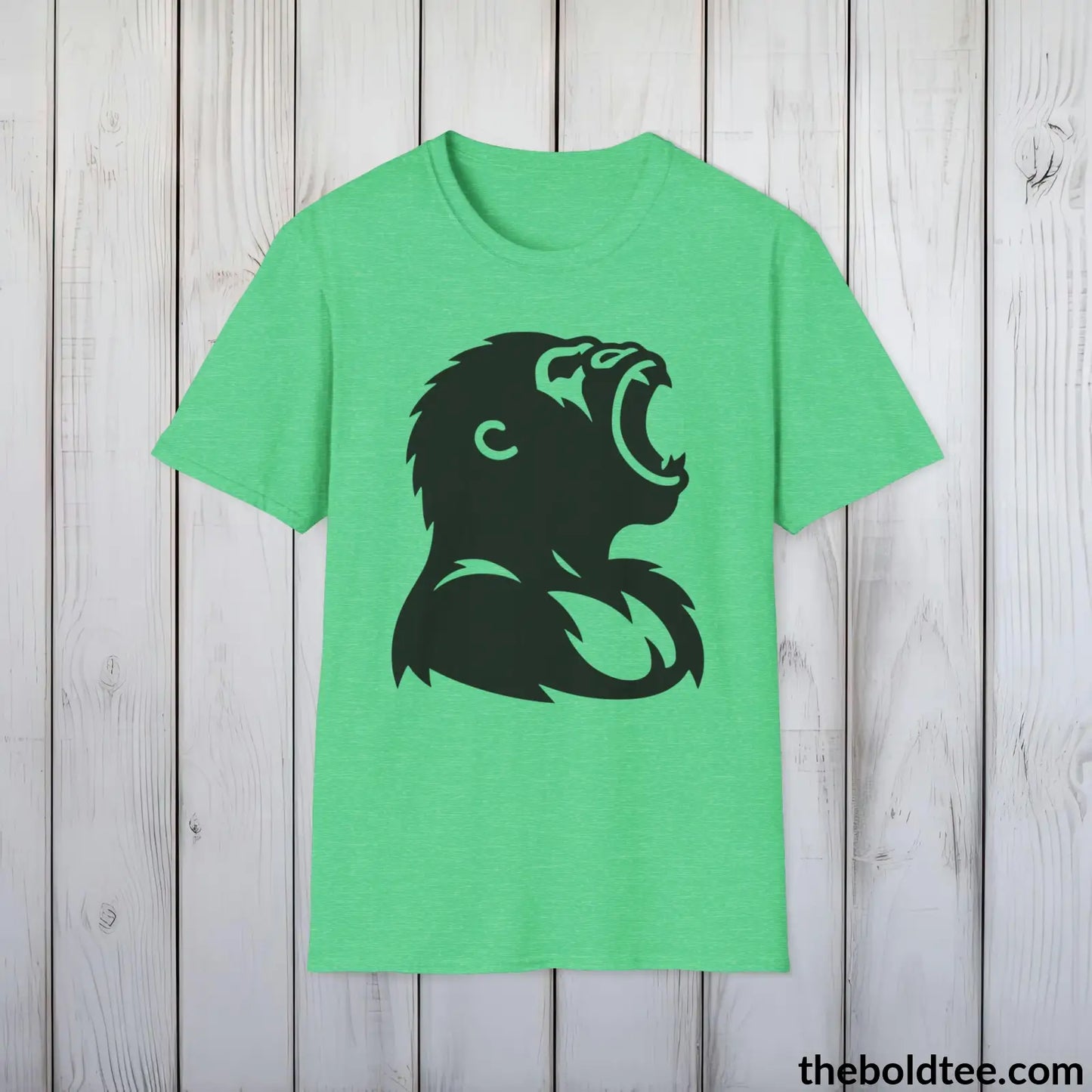 Badass Gorilla Tee - Bold Urban Cotton T-Shirt - 9 Bright Colors Available