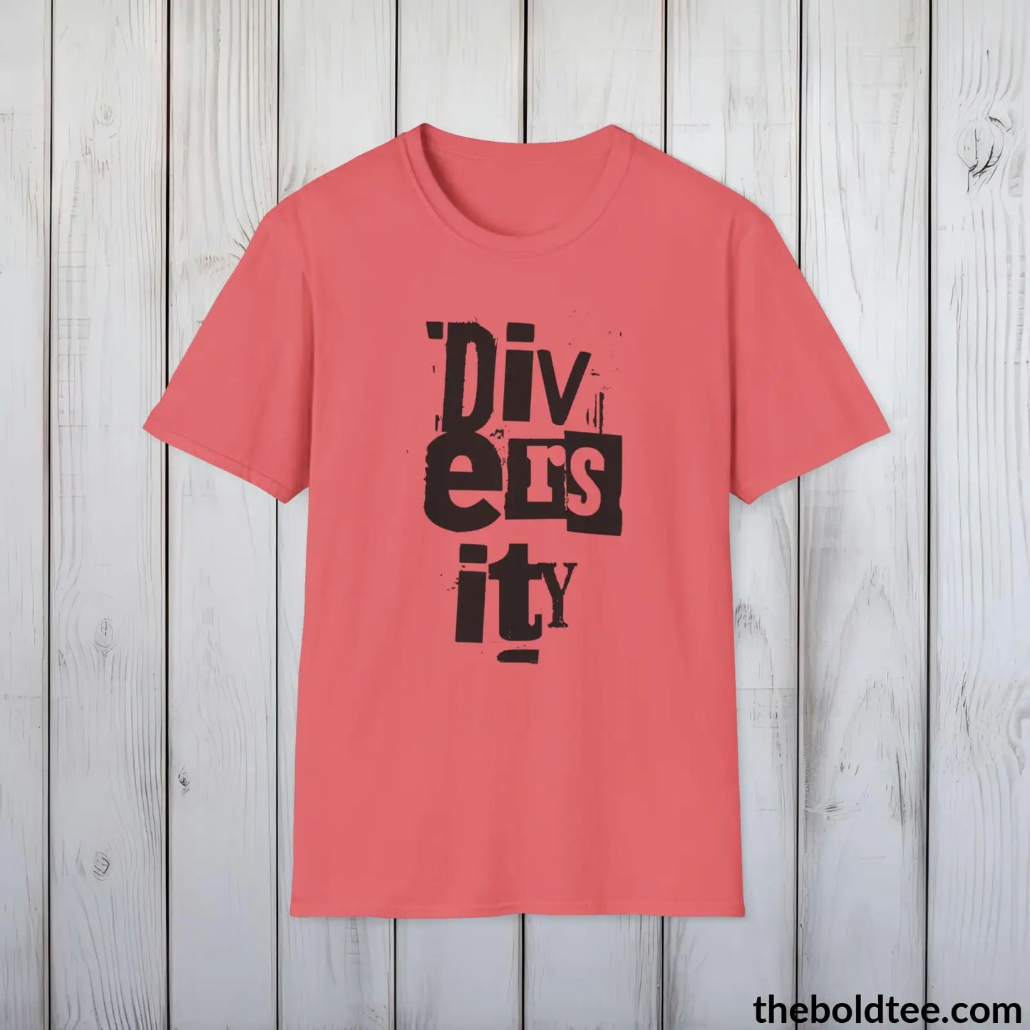 Diversity Awareness Tee - Sustainable & Soft Cotton Crewneck Unisex T-Shirt - 8 Trendy Colors