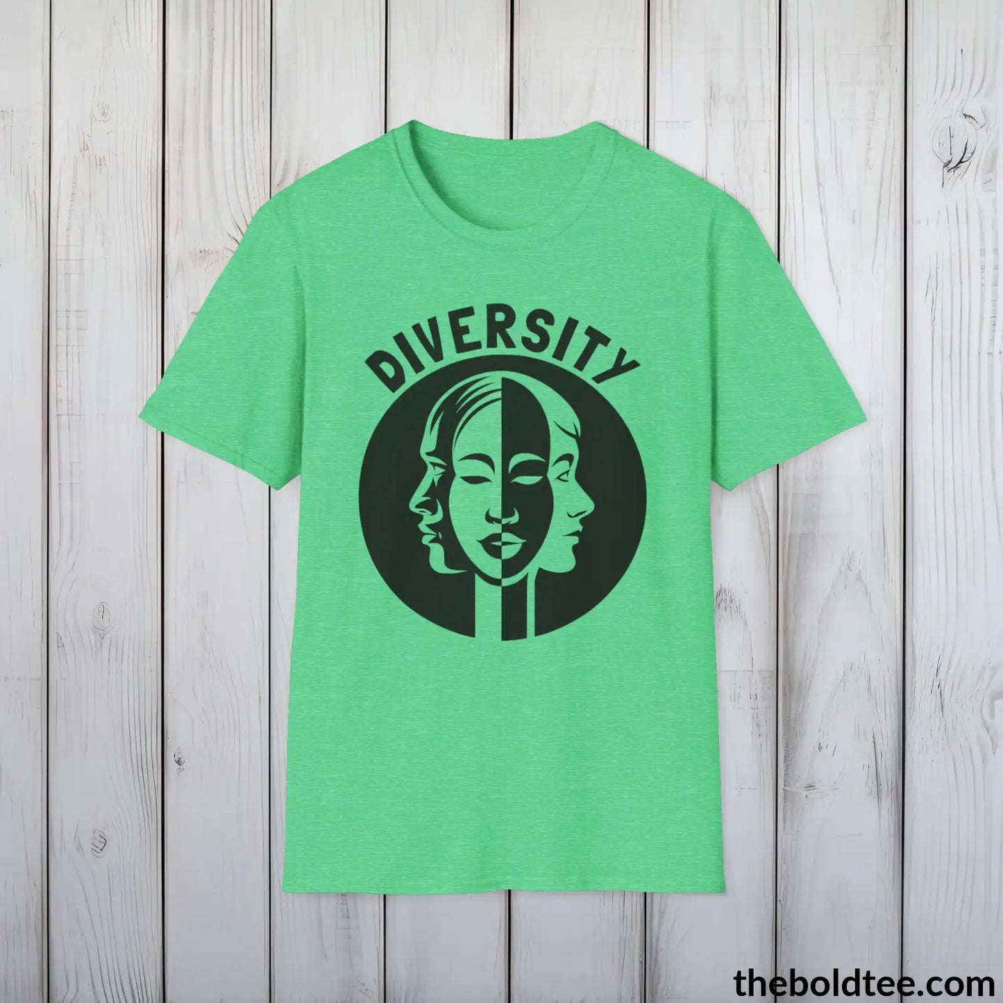 Diversity Awareness Tee - Sustainable & Soft Cotton Crewneck Unisex T-Shirt - 8 Trendy Colors