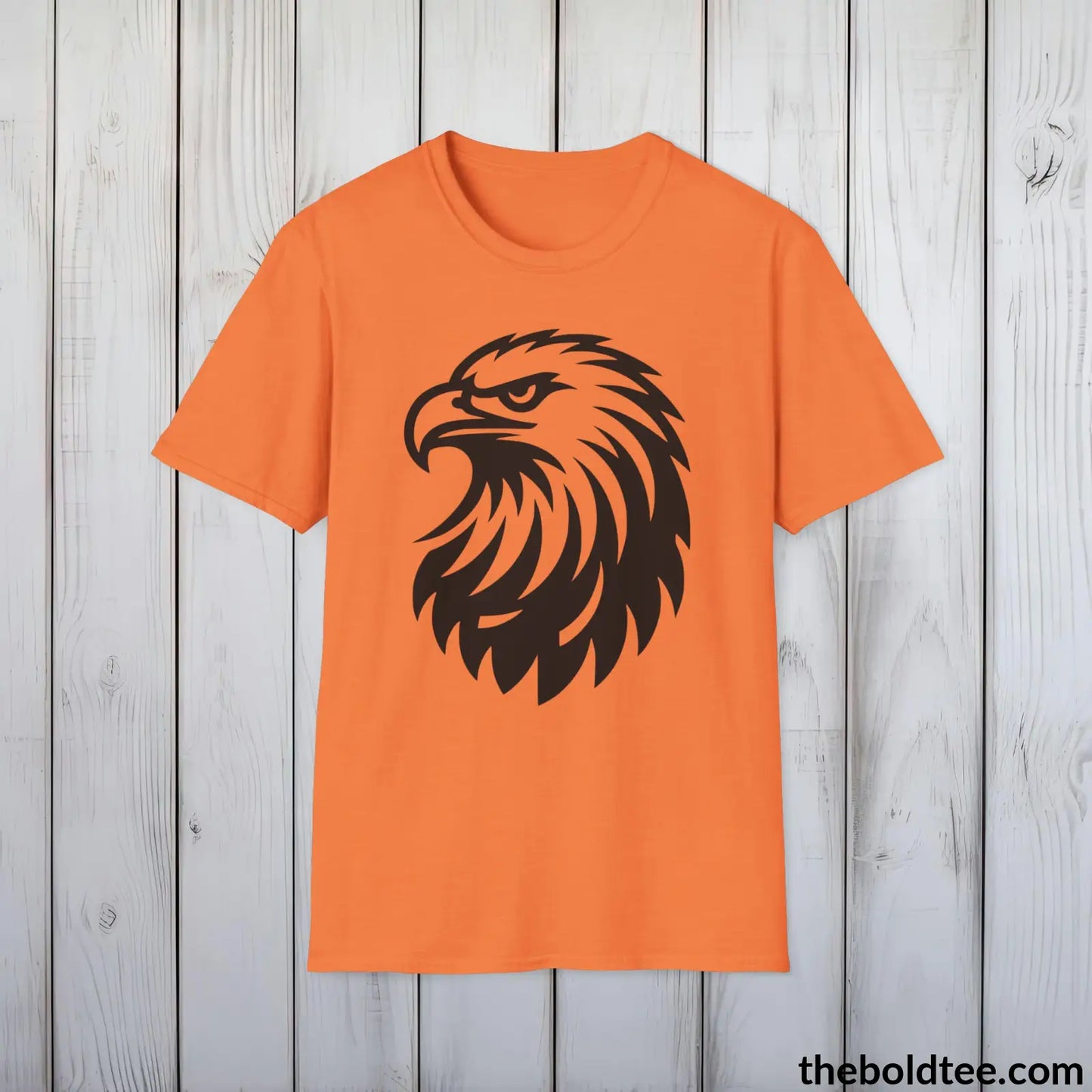 Eagle Tee - Casual, Sustainable & Soft Cotton Crewneck Unisex T-Shirt - 9 Bold Colors