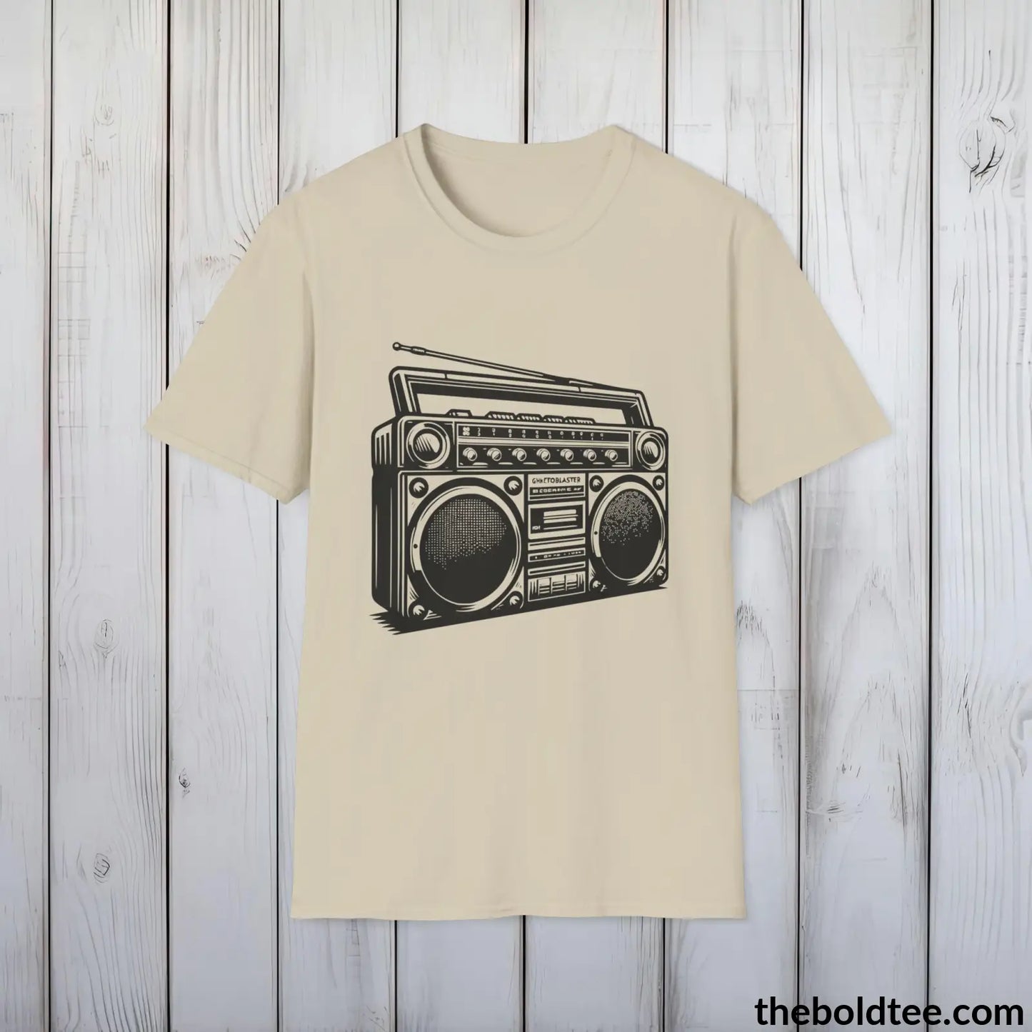 Cool 80s Hip Hop Swagger Tee - Premium Soft Cotton Crewneck Unisex T-Shirt - 8 Trendy Colors