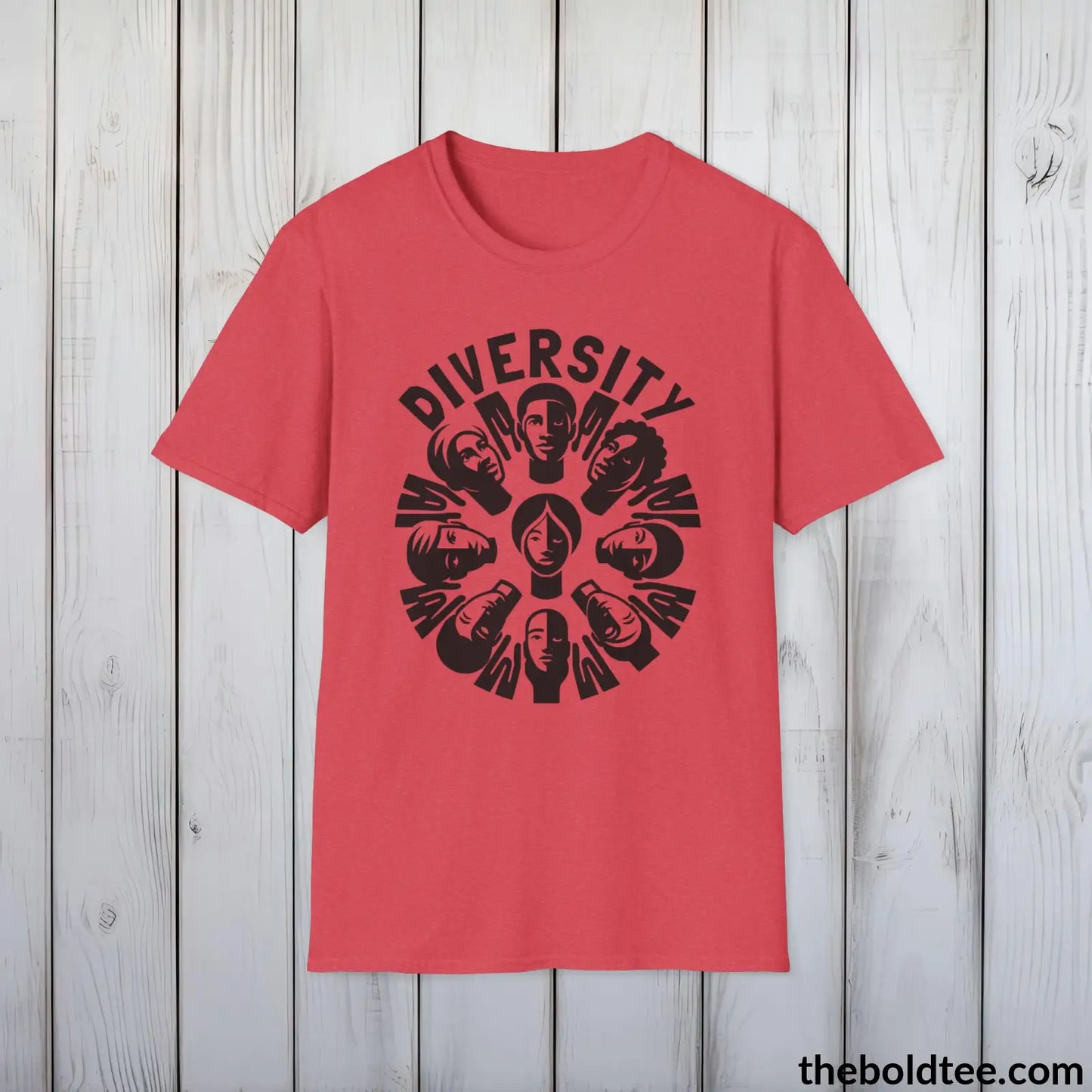 Diversity Awareness Tee - Sustainable & Soft Cotton Crewneck Unisex T-Shirt - 8 Trendy Colors