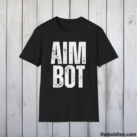 AIMBOT Gamer Tee - Sustainable & Soft Cotton Crewneck Unisex T-Shirt - 9 Bold Colors