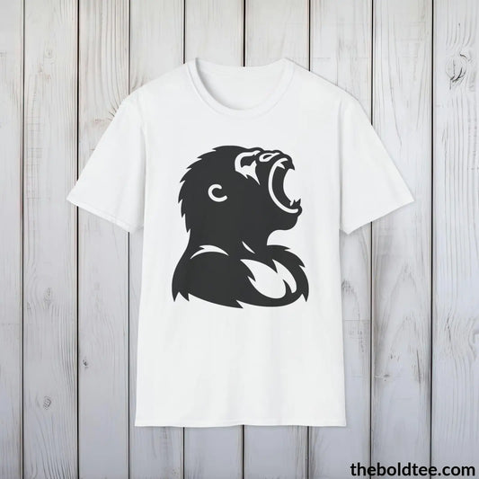 Badass Gorilla Tee - Bold Urban Cotton T-Shirt - 9 Bright Colors Available