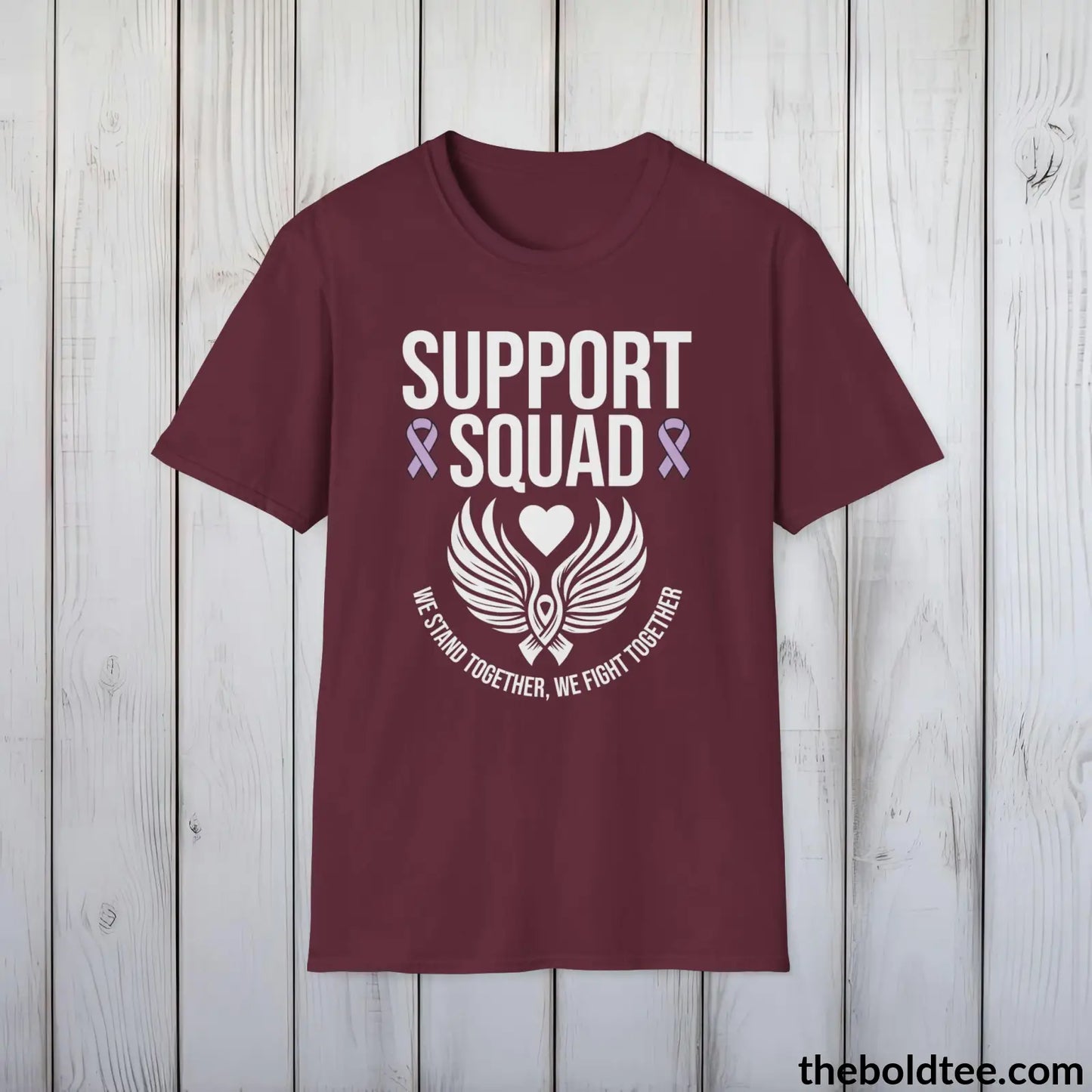 Cancer Awareness T-Shirt - Stand Together Cancer Support Tee - Together We Fight Cancer Shirt - Cancer Solidarity Top - 9 Colors Available