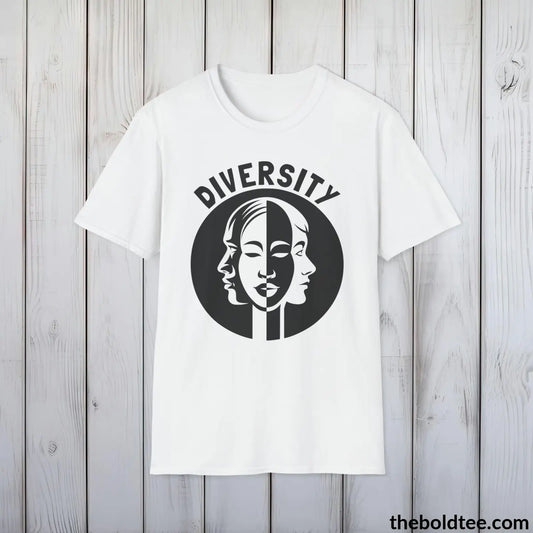 Diversity Awareness Tee - Sustainable & Soft Cotton Crewneck Unisex T-Shirt - 8 Trendy Colors