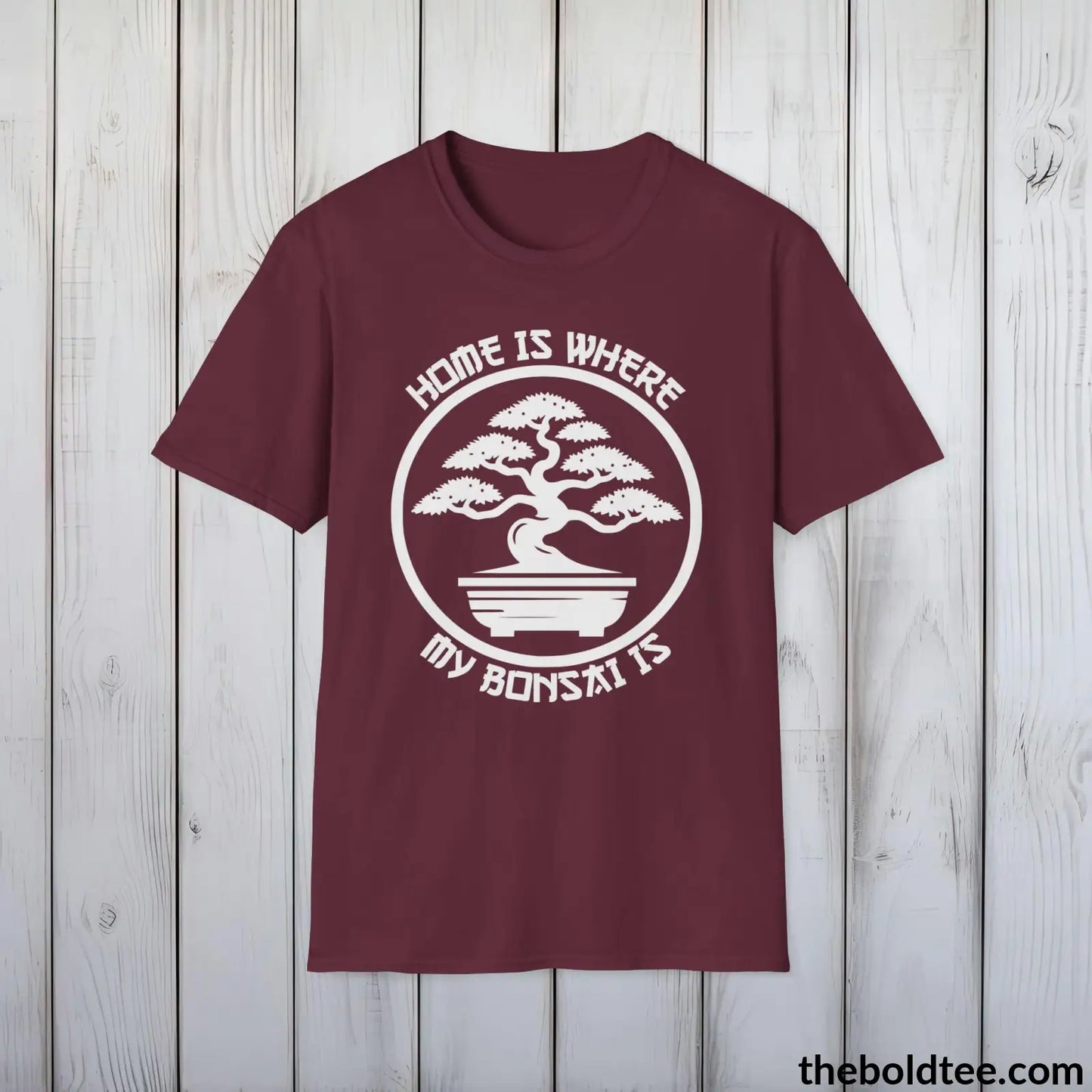 Bonsai Tree Enthusiast T-Shirt - Zen Bonsai Gardener Tee - Bonsai Hobbyist Essential Tee Gift - Cotton Comfort in 9 Colors