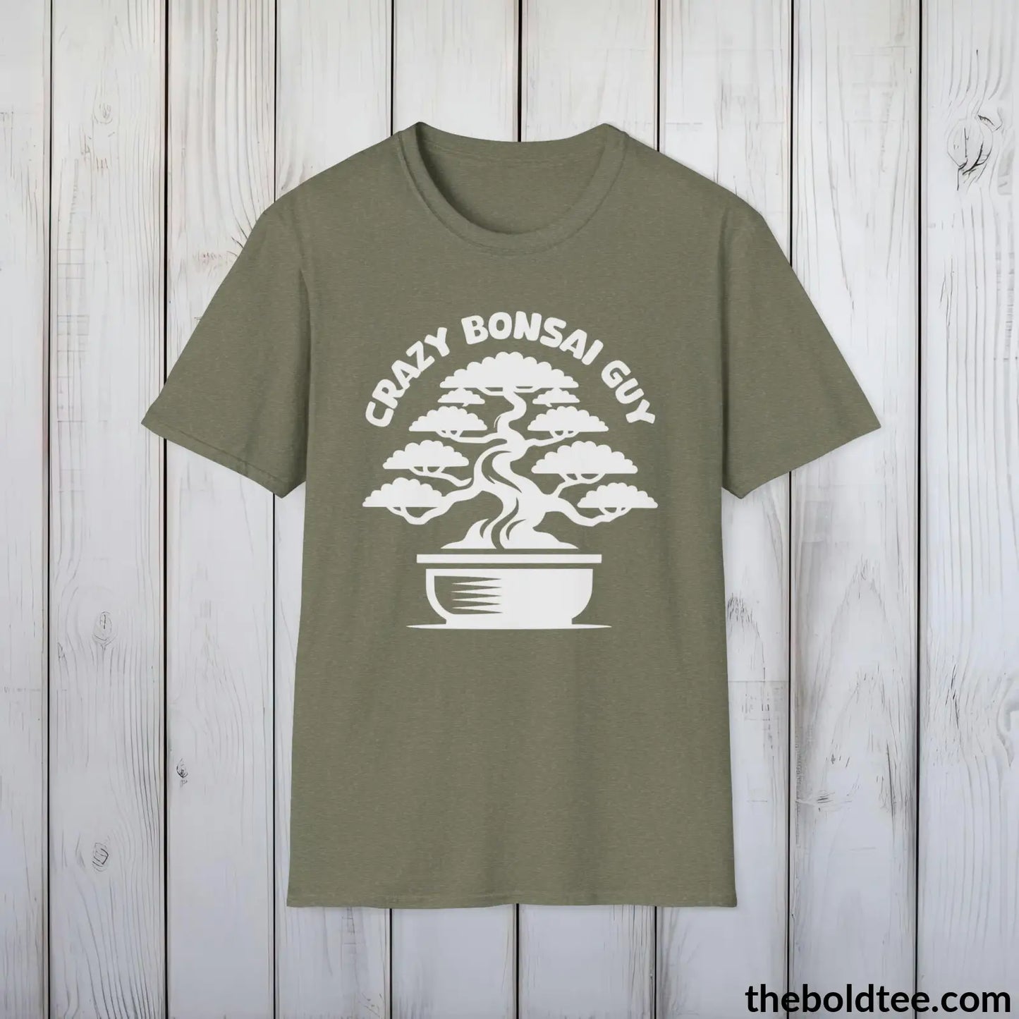 Bonsai Tree Enthusiast T-Shirt - Zen Bonsai Gardener Tee - Bonsai Hobbyist Essential Tee Gift - Cotton Comfort in 9 Colors