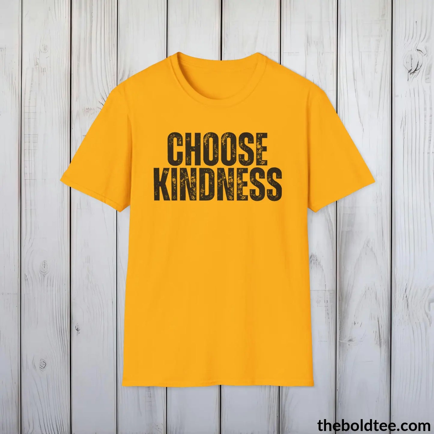 CHOOSE KINDNESS Mental Health Awareness Tee - Soft Cotton Crewneck Unisex T-Shirt - 8 Trendy Colors