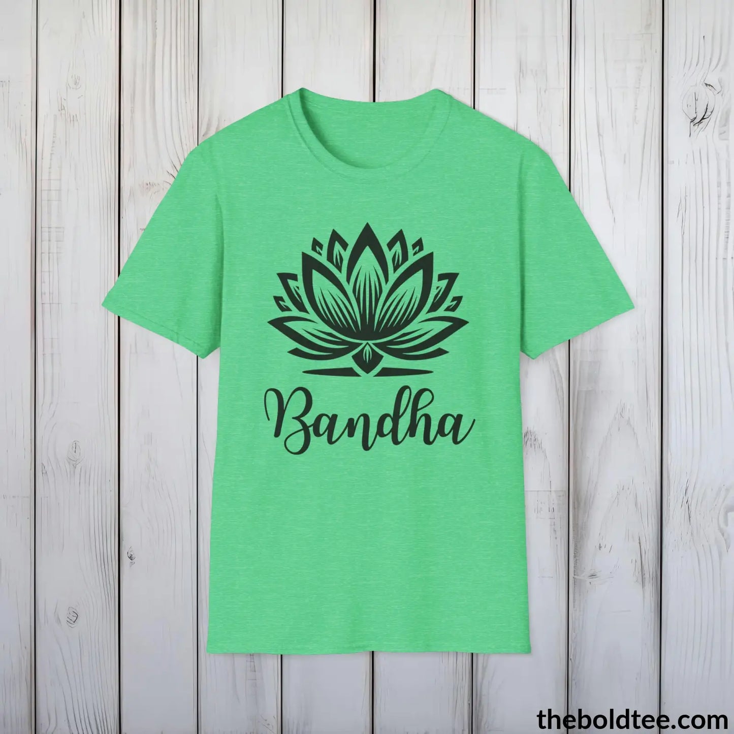 Bandha Yoga Tee - Sustainable & Soft Cotton Crewneck Unisex T-Shirt - 9 Bold Colors