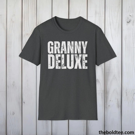 Granny Deluxe Tee | Empowered Grandma Classic Cotton Tee | Perfect Grandma Gift | Soft & Versatile | 9 Colors Available